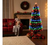 Shatchi 3Ft Led Fibre Optic Christmas Tree With Remote Control & 8 Light Modes