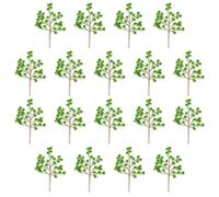 Shatchi 45Cm Artificial Dark Green Glitter Berry Picks For Christmas, Pack Of 18