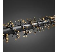 SHATCHI 480 Christmas Tree Cluster Lights Multifunction 8 Light Modes, Timer Green Cable Indoor/Outdoor Low Voltage Holiday Home Decorations, Warm White