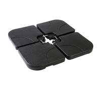 SHATCHI 4Pcs Parasol Weights Cantilever Parasol Base Fillable Hanging Banana Umbrella Stand for Outdoor Patio Offset Garden Parasols Heavy Duty 116Kg Sand 96Kg Water