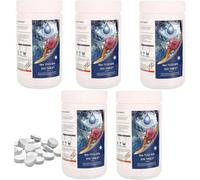 Shatchi 5 Kg Stabilised Chlorine Tablets 250 X 20G Slow Release Dispenser Tablets For Hot Tubs, Pools, Spas, Cleaning And Sanitising