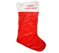 Shatchi 5 x GIANT TRADITIONAL FATHER CHRISTMAS SANTA SACK RED STOCKING BAG GIFTS PRESENTS XMAS BULK BUY WHOLESALE 88CM X 32CM, Velvet