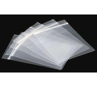 SHATCHI 500pcs 3.5" x 4.5" Grip Seal Bags Clear Transparent Self Resealable Plastic Zip Lock for Kitchen Storage Jewellery Packaging Office Stationery Pouches