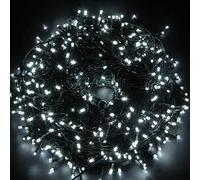SHATCHI 500LEDs Christmas Tree Fairy String Lights 50m Lit - Multifunction 8 Light Modes, Timer, Memory, Indoor/Outdoor Low Voltage Waterproof Home Decorations