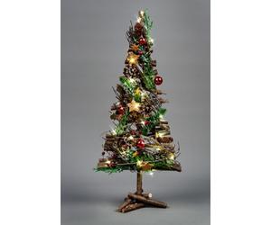 Shatchi 50Cm B/o Led Twig Wood Tree Red/brown