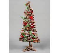 Shatchi 50cm B/O LED Twig Wood Tree Red Shatchi Multicolor