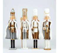 Shatchi 50cmWooden Nutcrackers Figures Christmas Ornament Any One Shatchi Multicolor