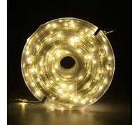 SHATCHI 50m/500LEDs Warm White LED String Lights, 8 Modes/Mains Powered/Memory/Auto Timer Fairy Lights - Flexible Indoor/Outdoor Christmas Tree/Home/Party/Wedding/Garden Decorations