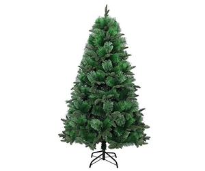 SHATCHI 5ft/150cm Designer Cairngorm Pine Artificial Christmas Tree 5 Different Tips Xmas Decorations