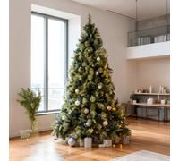 5FT Kentucky Pine Green Pencil Needle Tips Plain Bushy Artificial Christmas Tree Shatchi Green 5ft