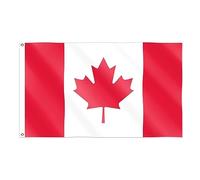 SHATCHI 5ft x 3ft National Flags Events Pub BBQ Decorations for Rugby Cricket Football Sports 2023 World Cup Banner Fan Support Table Cover, Polyester, Canada