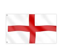 SHATCHI 5ft x 3ft National Flags Events Pub BBQ Decorations for Rugby Cricket Football Sports 2023 World Cup Banner Fan Support Table Cover, Polyester, England