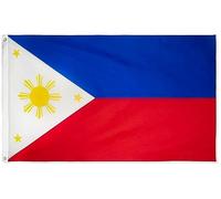 SHATCHI 5ft x 3ft National Flags Events Pub BBQ Decorations for Rugby Cricket Football Sports 2023 World Cup Banner Fan Support Table Cover, Polyester, Philippines