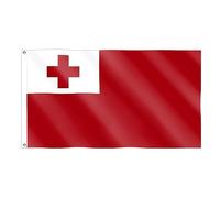 SHATCHI 5ft x 3ft National Flags Events Pub BBQ Decorations for Rugby Cricket Football Sports 2023 World Cup Banner Fan Support Table Cover, Polyester, Tonga