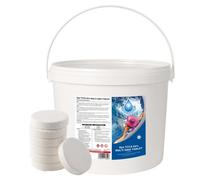 Shatchi 5Kg Multifunctional Chlorine Tablets All In One Dispenser Tablets Sanitiser, Stabiliser, Algaecide And Clarifier