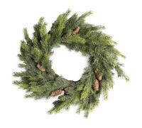 Shatchi Fir Wreath 60Cm Pe Material Artificial Touch Christmas Wreath For Home