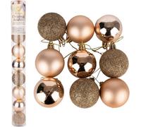 60mm/6Pcs Christmas Baubles Shatterproof Champagne Gold, Christmas Tree Decorations Ball Ornaments Balls Xmas Hanging Decorations Holiday Decor - Shiny,Matte,Glitter