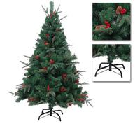 Shatchi 6Ft Green Nordic Fir Christmas Tree