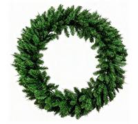 Shatchi 70Cm Large Christmas Wreath For Front Door - Bushy Green Artificial Pine Xmas Decorations