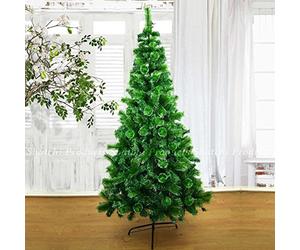 Shatchi 7ft-210cm Artificial Christmas Tree Elegant with Pine Xmas Decor Stunning Tree Self Decorated