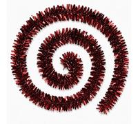 Shatchi 8 X 2M Burgundy Chunky Tinsel Garland