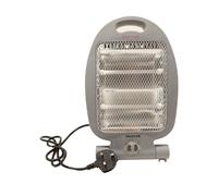 800W Quartz Heater, Portable Electric Unit with Dual Heat Settings, Quiet Space Heating with Tip-Over Safety, Compact Room Heater for Home, Bedroom or Office, Radiator Style Design with Carry Handle