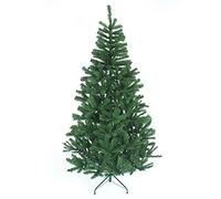 SHATCHI 8ft/2.4m Alaskan Pine Green Artificial Christmas Tree Bushy 1100 Tips Xmas Home Decorationations Decorations, PVC, 240cm