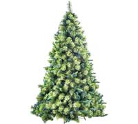8FT Kentucky Pine Green Pencil Needle Tips Plain Bushy Artificial Christmas Tree Shatchi Green 8ft