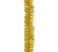 SHATCHI 8Pcs Gold 1.8m/6ft Xmas Metallic Chunky Tinsel Garland for Christmas Tree Hanging Decorations, PVC, 8