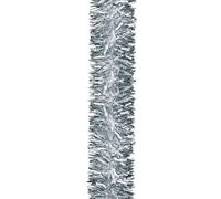 Shatchi 8Pcs Silver Tinsel Tree Decoration 1.8M