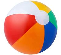 Shatchi Beach Ball Inflatable Multi Coloured Holiday Swimming Pool Party Toy Blow Up Summer Game24inch | Size: 1 Pack Shatchi Multicolor 1 Pack