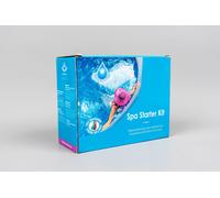 Shatchi BLUE SPARKLE Chemical Starter Kit for Hot tub Spa Swimming Pool Water Cleaning Treatment Set for Mspa (Includes Chlorine, pH Minus in White Shatchi White