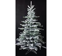 SHATCHI Californian Pine Snow Covered Green Tips Bushy Artificial Plain Christmas Tree Holiday Deluxe Xmas Festive Home Decorations, PVC, 7FT