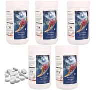 10 Kg Stabilised Chlorine Tablets 50 x 200g Slow Release Large Dispenser Tablets for Hot Tubs, Swimming Pools, Spas, Paddling Pool Water Cleaning and Sanitising