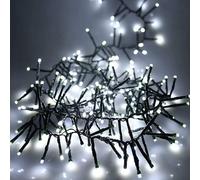 SHATCHI 960 Christmas Tree Cluster Lights Multifunction 8 Light Modes, Timer Green Cable Indoor/Outdoor Low Voltage Holiday Home Decorations, Cool White