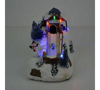 SHATCHI Christmas LED Musical Light Up Sculpture Nativity Set Xmas Home Decorations, 19 x14 x 17cm