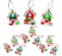 Shatchi Christmas Tree Hanging Decoration 12Pcs Homes Shatchi Multicolor