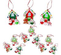 Shatchi Christmas Tree Hanging Decoration 12Pcs Homes Shatchi Multicolor