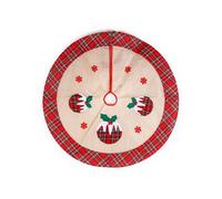 Shatchi Christmas Tree Skirt Pudding 86 cmy, 4pcs in Brown Shatchi Brown