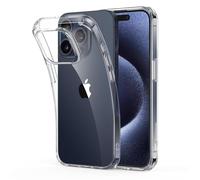 Ultra-Slim Transparent Case for iPhone 15 Pro Max - Crystal Clear Shockproof Protection
