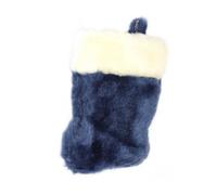 Gifts 4 All Occasions Limited SHATCHI-870 Deluxe Velvet Santa Stocking Xmas Sock with Fur Christmas Decorations, Multi