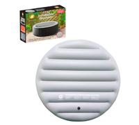 SHATCHI Energy Saving Spa Cover for Mspa Hot Tub Inflatable Lid Protective Rain Overflow Heat Insulator Technology 4 People Round Bladder Up to 140Cm, White