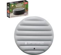 SHATCHI Energy Saving Spa Cover for Mspa Hot Tub Inflatable Lid Protective Rain Overflow Heat Insulator Technology 6 People Round Bladder Up to 173Cm, Grey