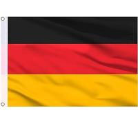 SHATCHI German Deutschland National Sports Olympics Polyester 5ft x 3ft Indoor Outdoor Flag, Germany Crest