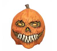 Shatchi Halloween Pumpkin Latex Mask - ORANGE, Orange