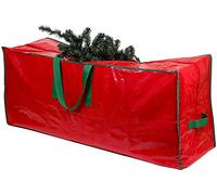 SHATCHI Holiday Christmas Tree Storage Bag - Stores Up To 8.5 Foot Disassembled Artificial Xmas Tree, Durable Waterproof Material Zippered Storage Container with Carry Handles, 125 x 68 x 30.5 cm