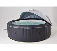 SHATCHI Inflatable Waterproof PVC Cushions/Canopy/Footbath/Ozone Generator/Drink Storage/Lamp Fits Most Spas Accessories for MSpa Hot Tubs, Light Grey