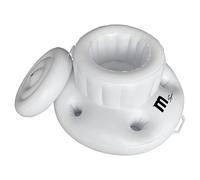 Shatchi Inflatable White Waterproof PVC Icebox/Drink & Snack Box Fits Accessories for Hot Tubs Shatchi White