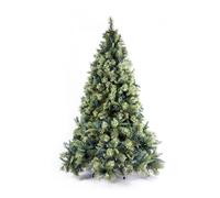 SHATCHI Kentucky Pine Green Pencil Needle Tips Plain Bushy Artificial Christmas Tree Holiday Premium Home Xmas Festive Decorations, PVC, 6FT