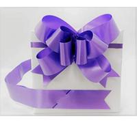 SHATCHI Large 30mm/3cm Ribbon Pull Bows for Party Wall, Gift Wraps, Christmas Trees, Wedding, Birthday Hampers Decoration Florist, Purple, 40pcs